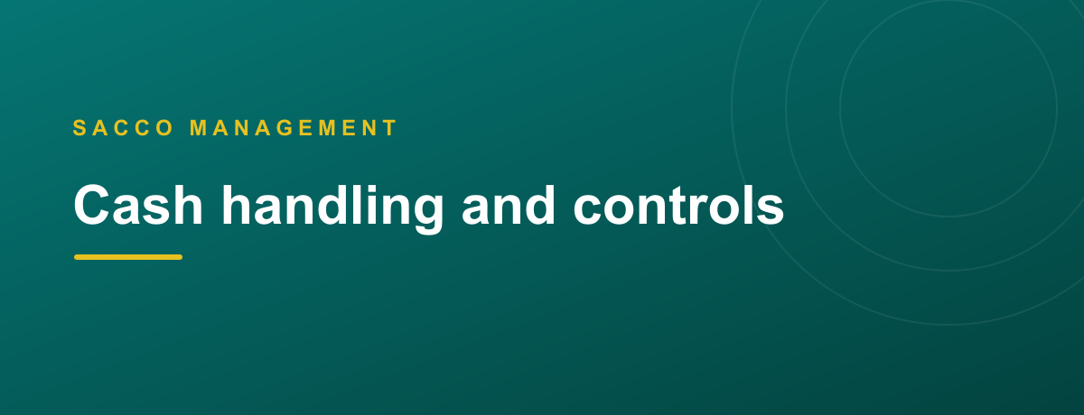 Cash handling and controls